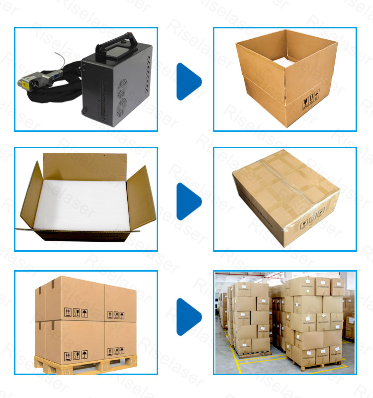 8KG Portable Laser Cleaning Machine 50w 100w Laser Rust Remover For Metal