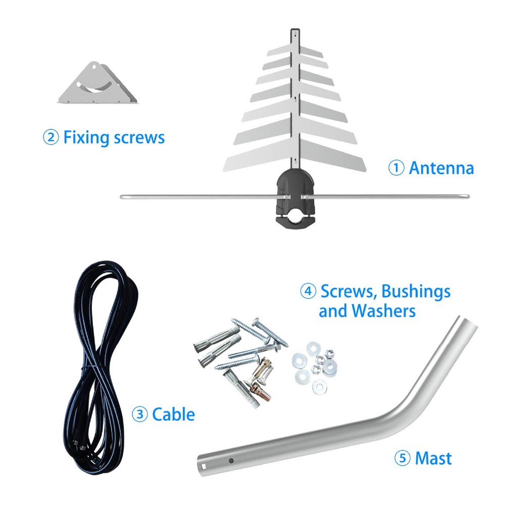 OEM High Gain Omnidirectional Outdoor Yagi Antenna UHF VHF