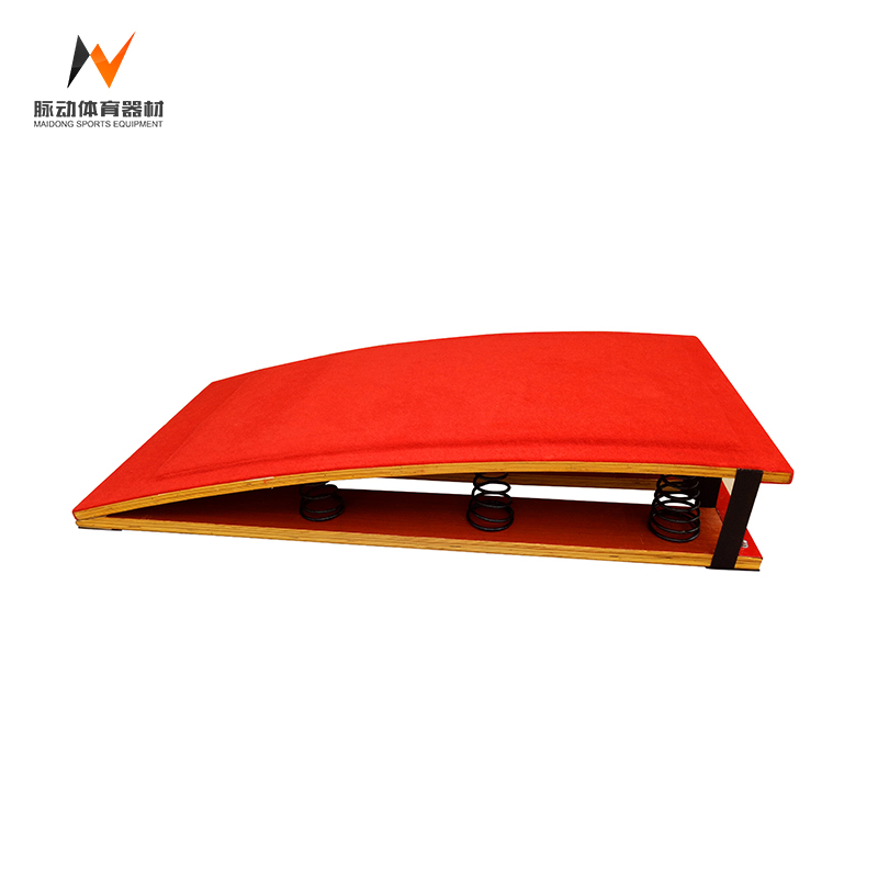 Sturdy Red Gymnastic Springboard For Sports Training Equipment