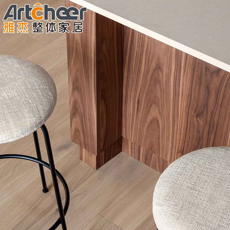 Customized Color Particle Board Kitchen Cabinets With Lacquer Paint Finish For Restaurant Industrial Style