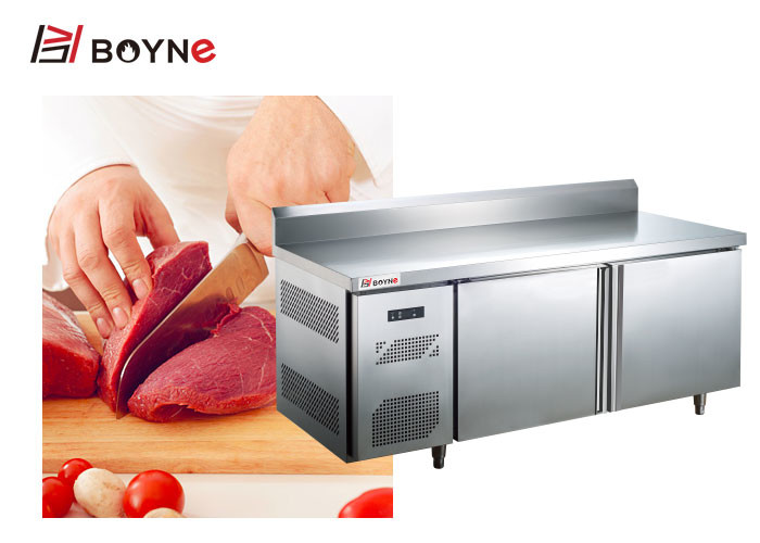 Commercial Durable Stainless Steel Air Cooling Bakery Trays Insert Refrigerator Cabinet With Backrest