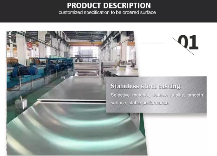 201 304 316 316L 409 Stainless Steel Sheet Cold Rolled Duplex Stainless Steel Plate