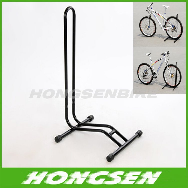 L shaped mountain bike parking Round feet bracket/rack
