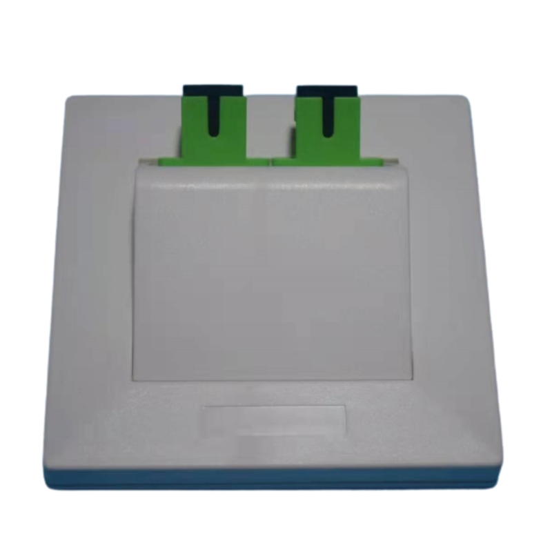 800000 Pieces/Year Capacity FTTH Optical Plastic 86 Face Indoor Terminal Wall Outlet Box for Indoor