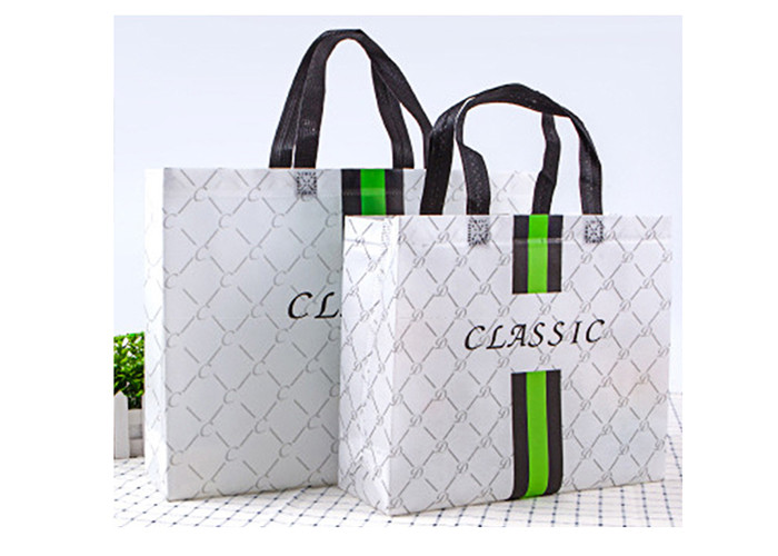 Environmentally friendly coated foldable non-woven handbags non-woven bags with customer logo