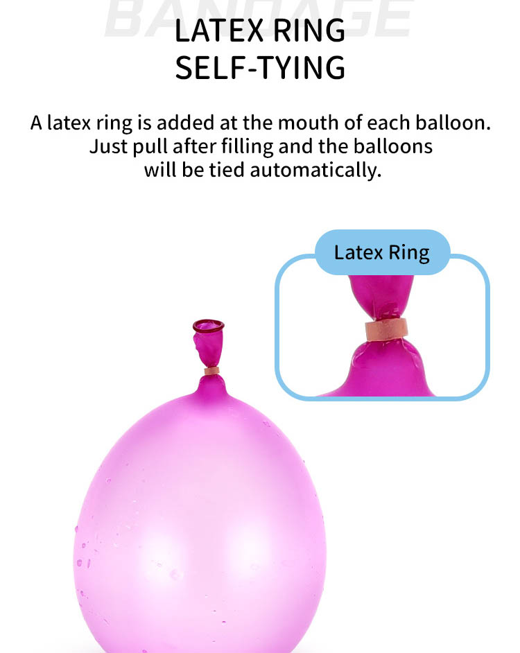 Unisex Tropical Colored Water Balloons for Outdoor Family Friends Children Summer Fun