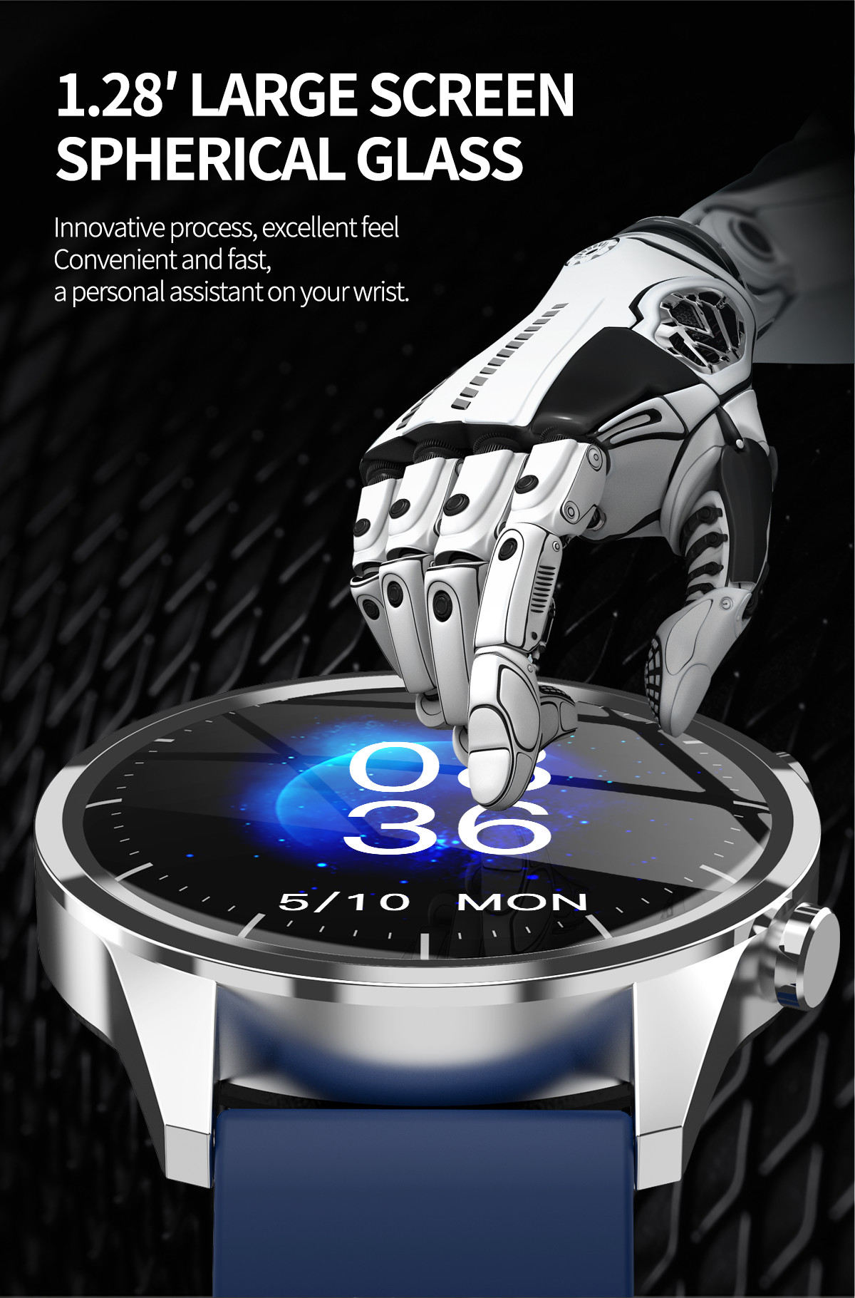 HS6620D F35 Smart Watch , 200mAh Bluetooth Calling Watch