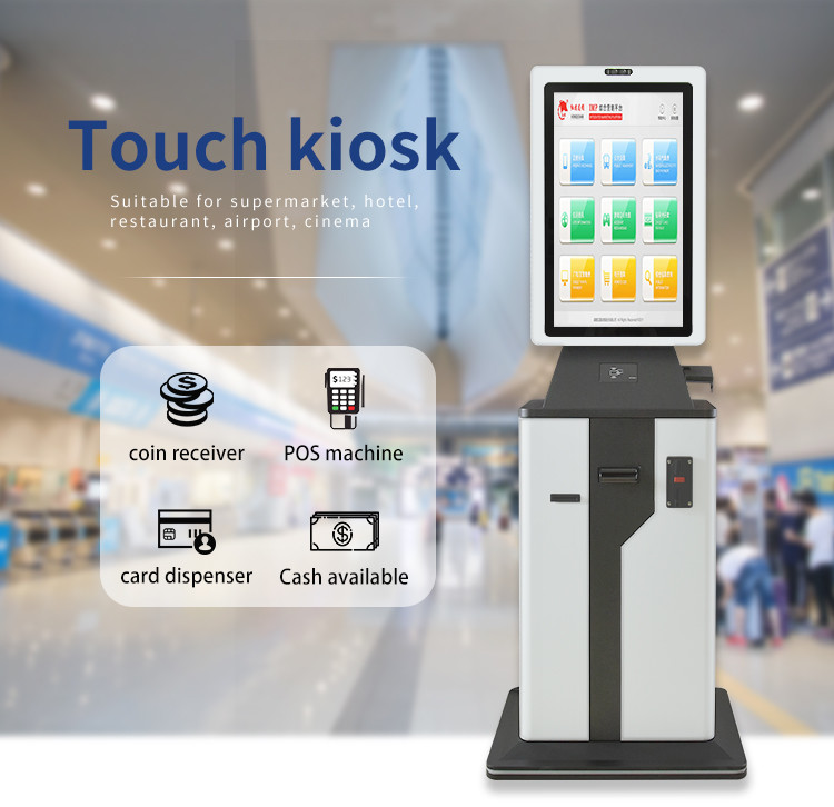 Standing Restaurant Ordering Kiosk