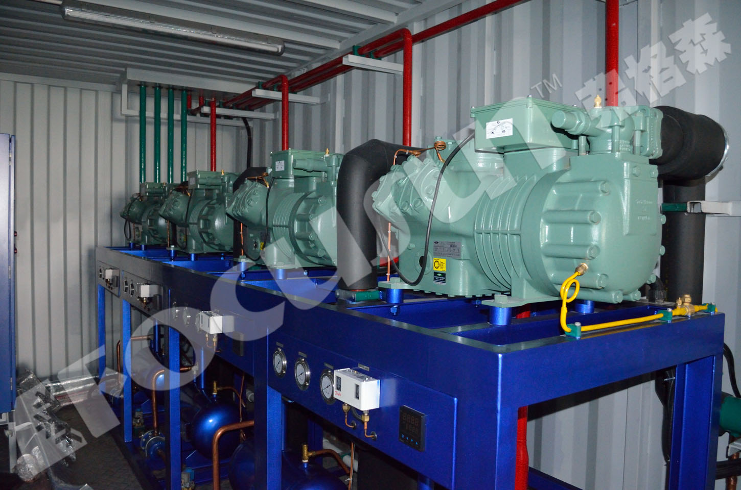 Condition Water Chiller System for Concrete Cooling Project Video Inspection Provided