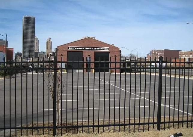 Powder Coated Wrought Iron Fence 6ft High For Residential