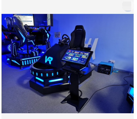 110V Virtual Arcade Machine Motorcycle Simulator Head Tracking Target