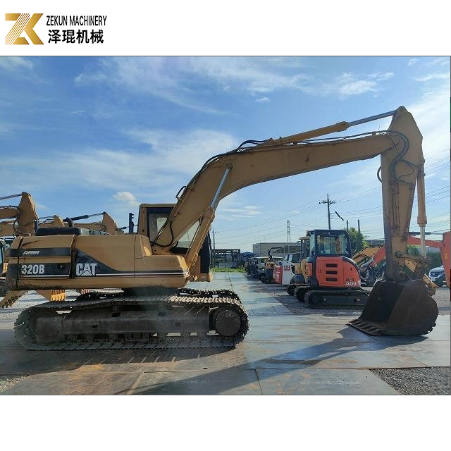 Yellow CAT320B Excavator The Must-Have Equipment for Shanghai Construction Efficiency