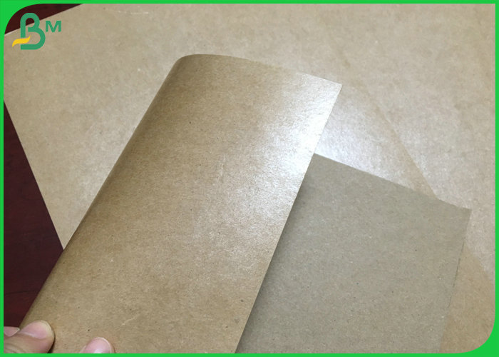 787mm 250g Brown Kraft Paper With 15g PE Coated For Pizza Box Oilproof 