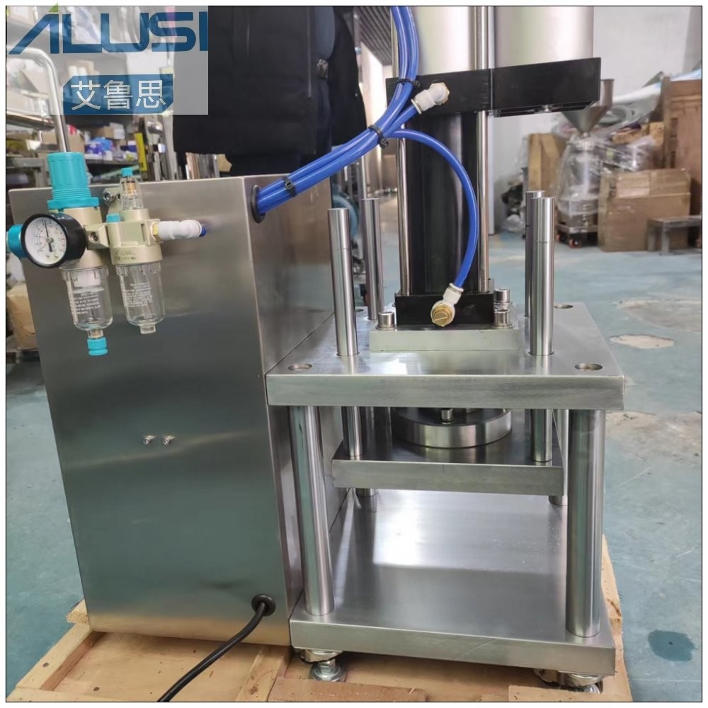 SUS304 Eye Shadow Cosmetic Powder Pressing Machine Semi Automatic Compaction 220V