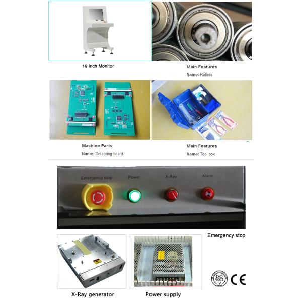 Dual Ray 54W 40AWG 40mm Steel airport Security X Ray Scanner
