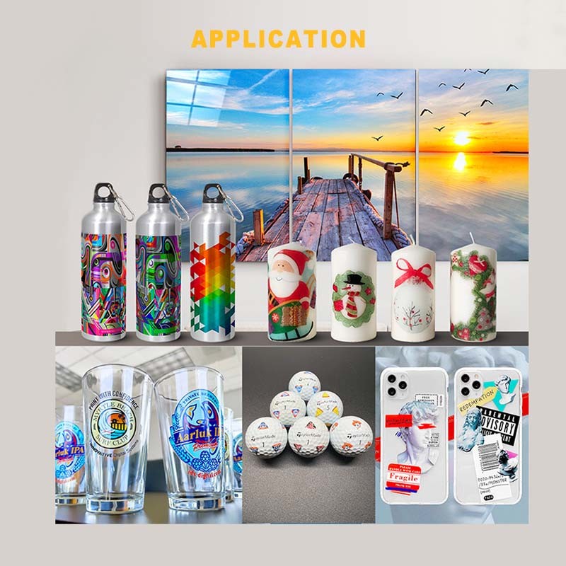 UNI-A3 Flatbed UV Printing Machine With UV Ink 8 Colors Printer