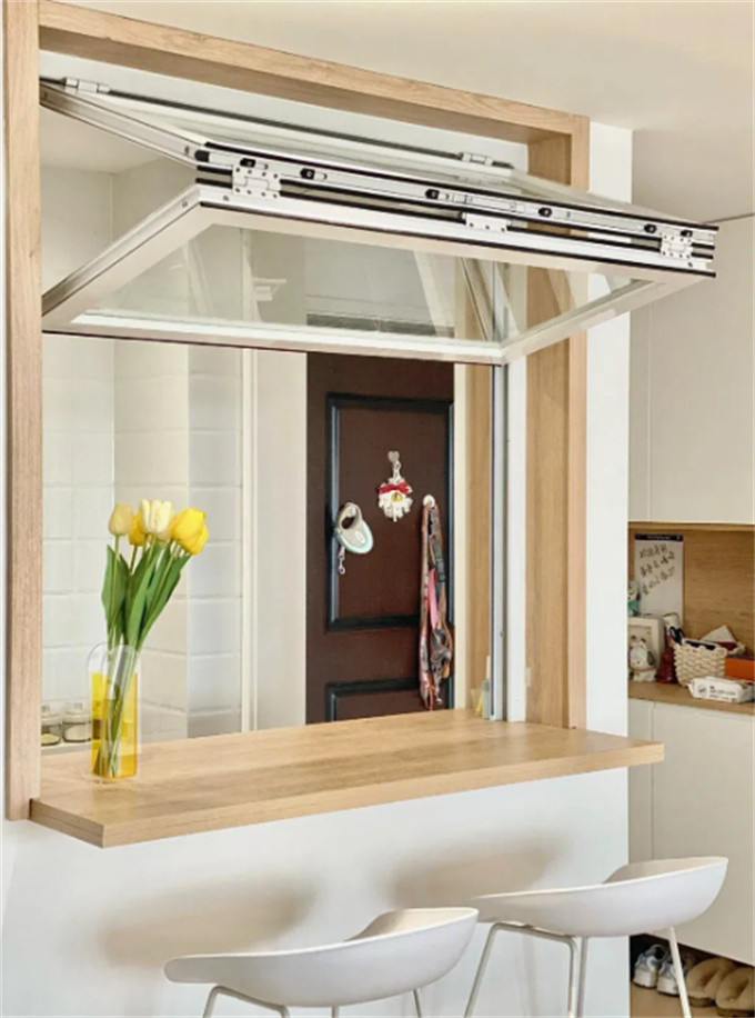 Aluminum Alloy Bi-Fold Windows Soundproof And Wind Pressure Resistant For Distributors