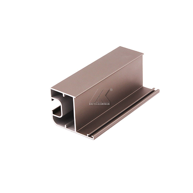 Track Sliding Aluminum Window Extrusion Profiles T8 PVDF Finish