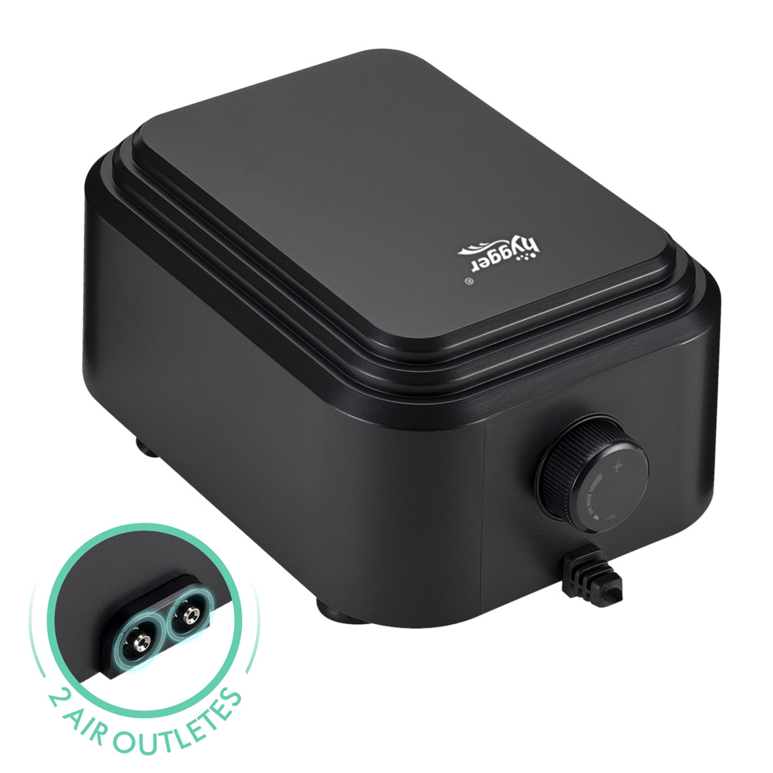 255 GPH Dual Outlet Air Pump For Fish Tank