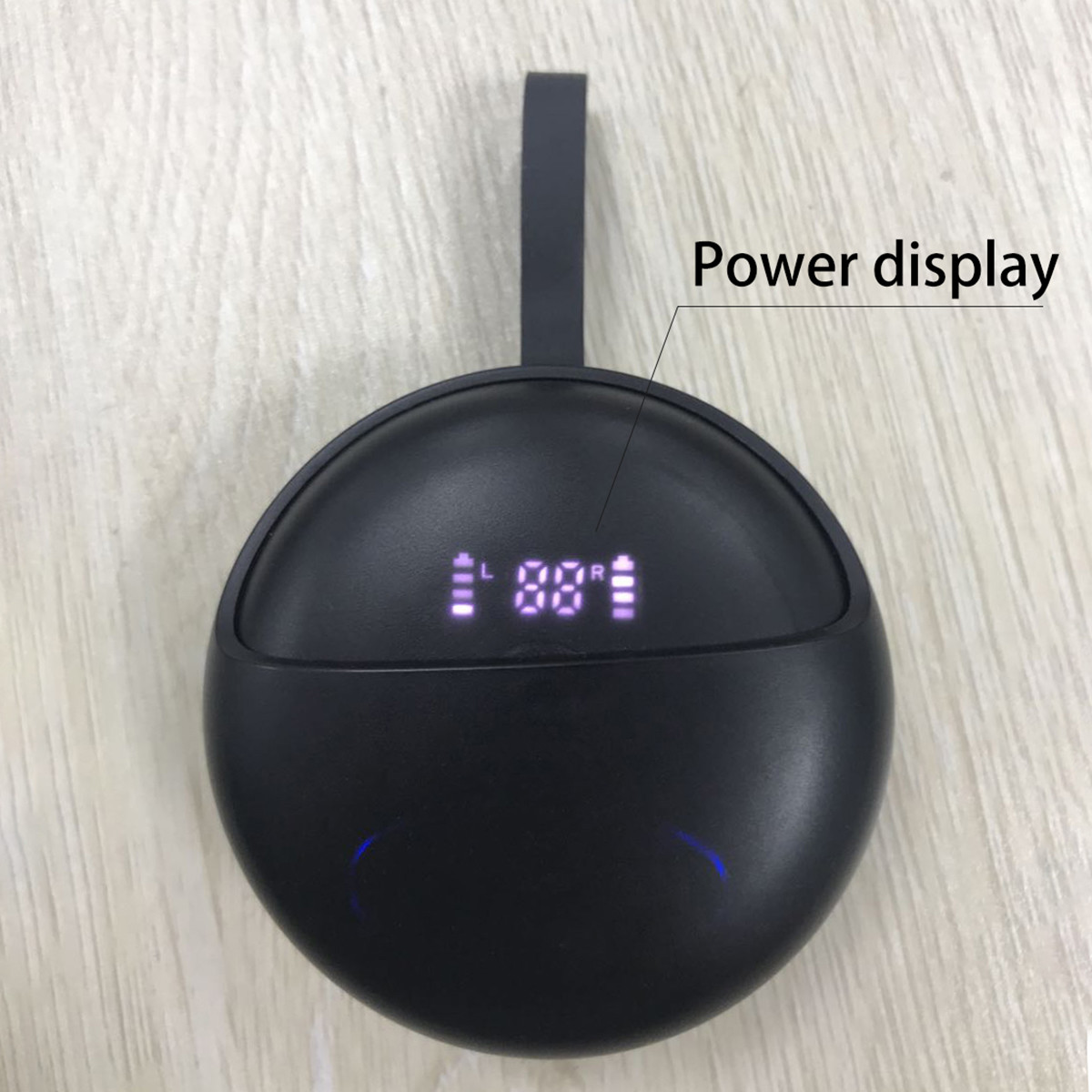 T5 TWS Smalllest Mono Bluetooth Headphone 300mAh Charger Case CE ROHS Approval
