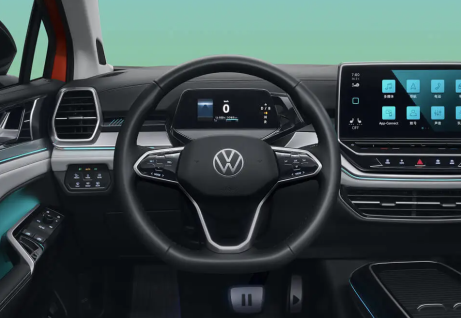 2024 VW ID-6 Crozz Pure Version Electric Car Product with Automatic Air Conditioner
