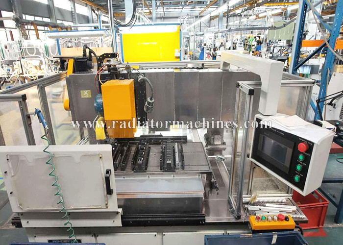 NC Auto Condenser Aluminum Header Pipe Slotting Machine Dia 16 -30 Mm