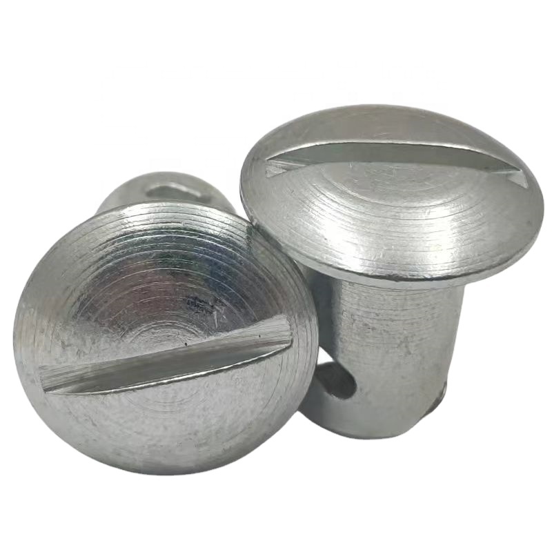 7/16" Silver Steel Quarter Turn Dzus Dome Head Buttons for Universal Fit in Sprint Cars Replace/Repair Purpose