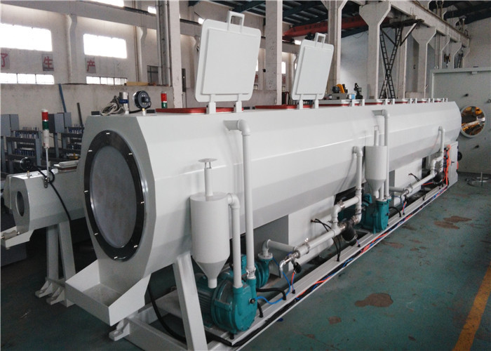 16 - 1200MM PP Pipe Extrusion Line With Single Screw Extruder Down Stream