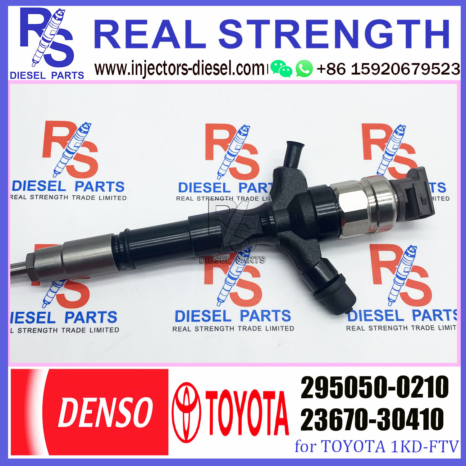 295050-0470 Common rail fuel injector , 295050-0210 for TOYOTA 1KD-FTV 23670-39255, 23670-30410, 23670-39355
