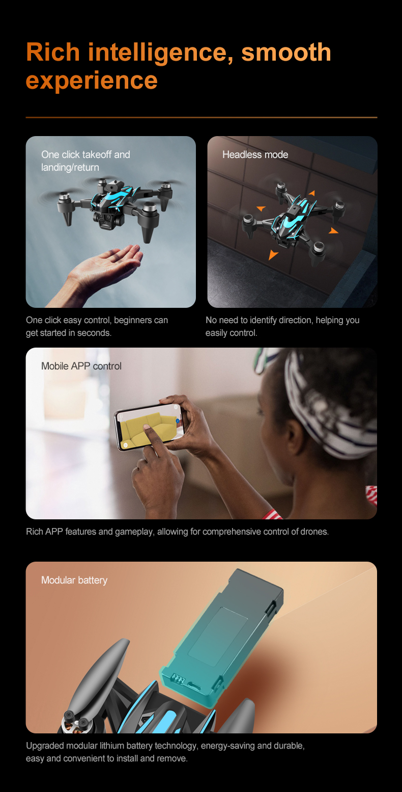 Upgrade Your Aerial Photography with T2 Smart Follow Me Drone Camera 8k Esc One Key Takeoff Landing Outdoor Selfie Drone