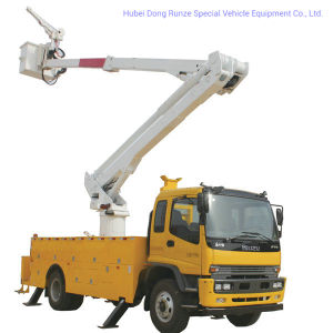 Isuzu Insulation Manlift 18m -20m Electric Working