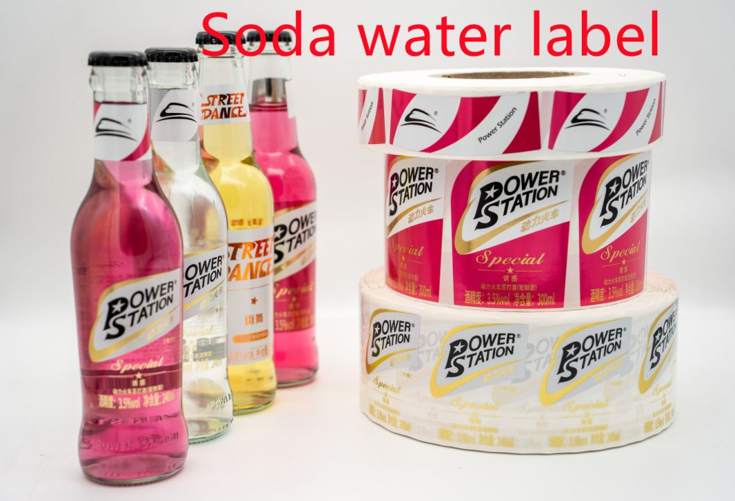 Manufacture Custom Waterproof PVC Transparent Mineral Drinking Water Bottle Label Sticker