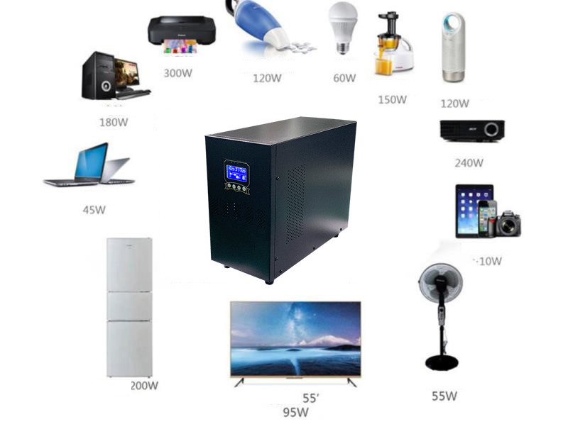 Road Trips LCD Display 500W UPS Solar Power Generator and power station