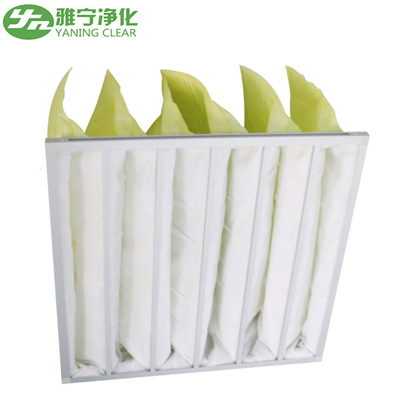 Bag-Type Pocket Air Filter for Front-End Filtration of High-Efficiency Air Filters