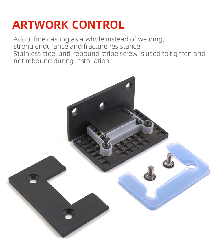 Long Lift Bathroom Glass Door Shower Hinge with Soft Close in Stainless Steel 304