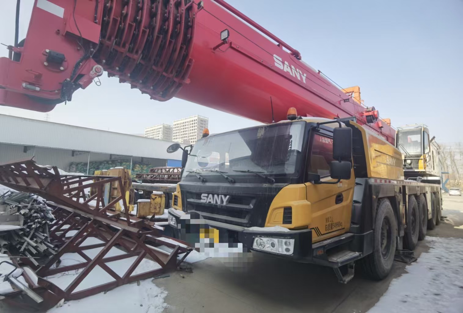 Hydraulic Straight Arm Mobile Truck Crane 200 Tons Max Working Height 85.5 Meters Direct Source 2022 Year Production