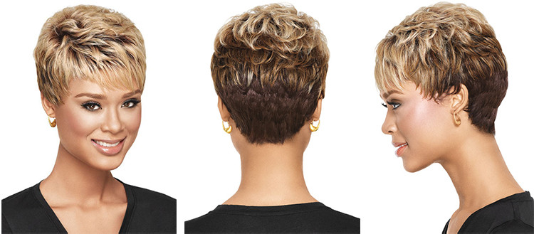 Silky Straight Wave Synthetic Hair Wigs for Black Women Natural Curly
