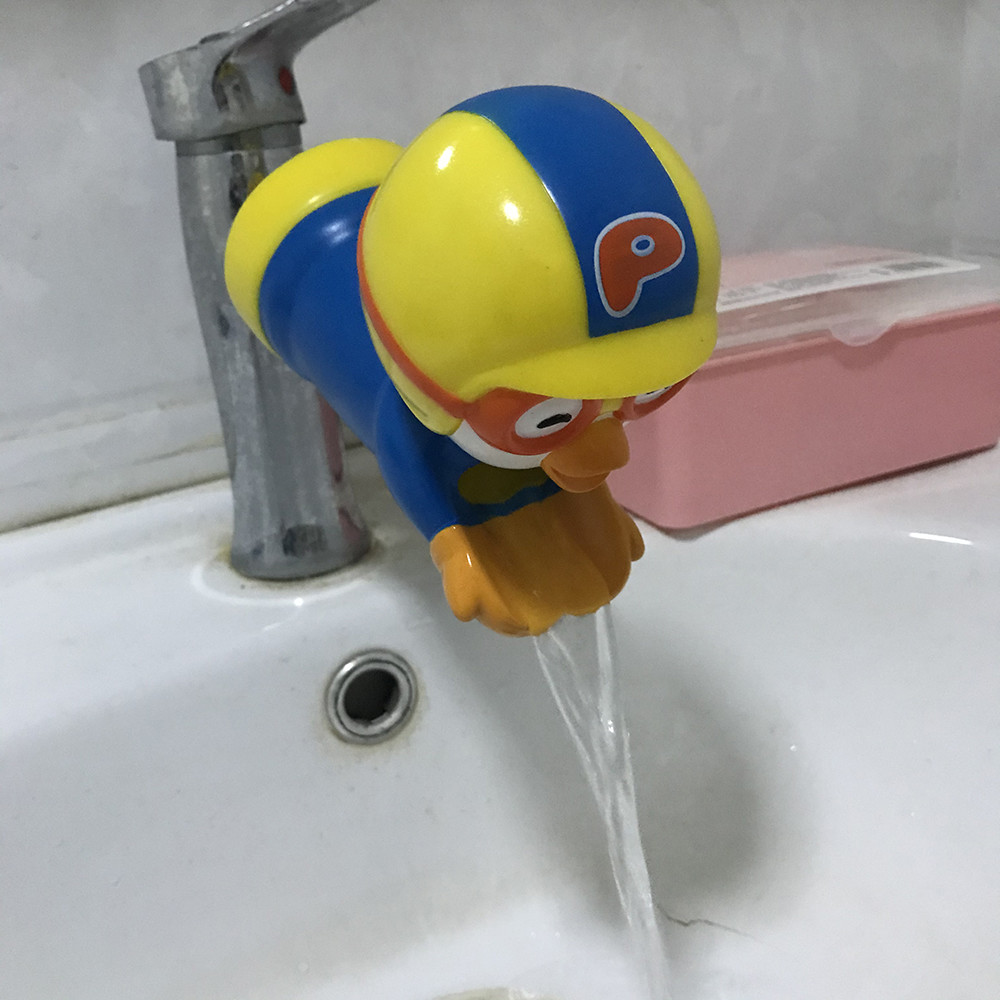 Good Hygiene Yellow Pororo Sink Handle Extender Faucet Extension