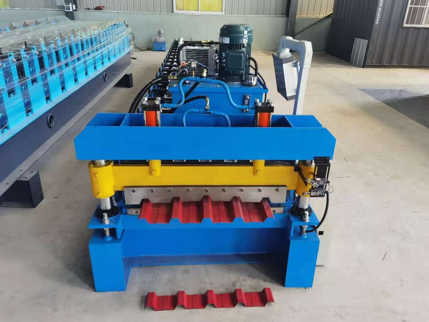 Trapezoidal 5 Rib Roofing Roll Forming Machine For Ibr Sheet