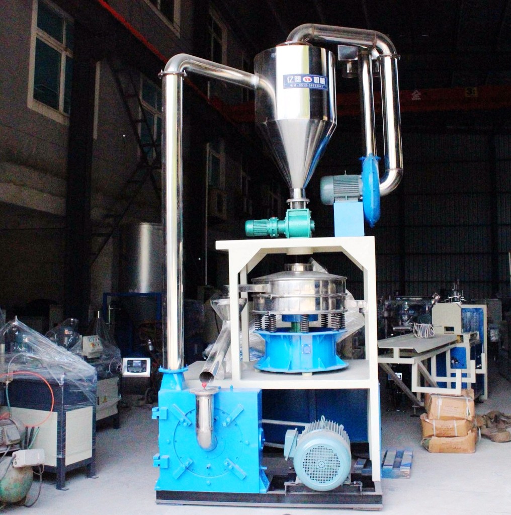 45KW Wood Pulverizer Machine 3700rpm Voltage Protection Double Shafts