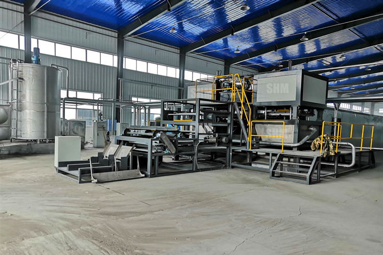 Corrugated Molded Pulp Packaging Machinery Pulp Cat Litter Basin Making Machine