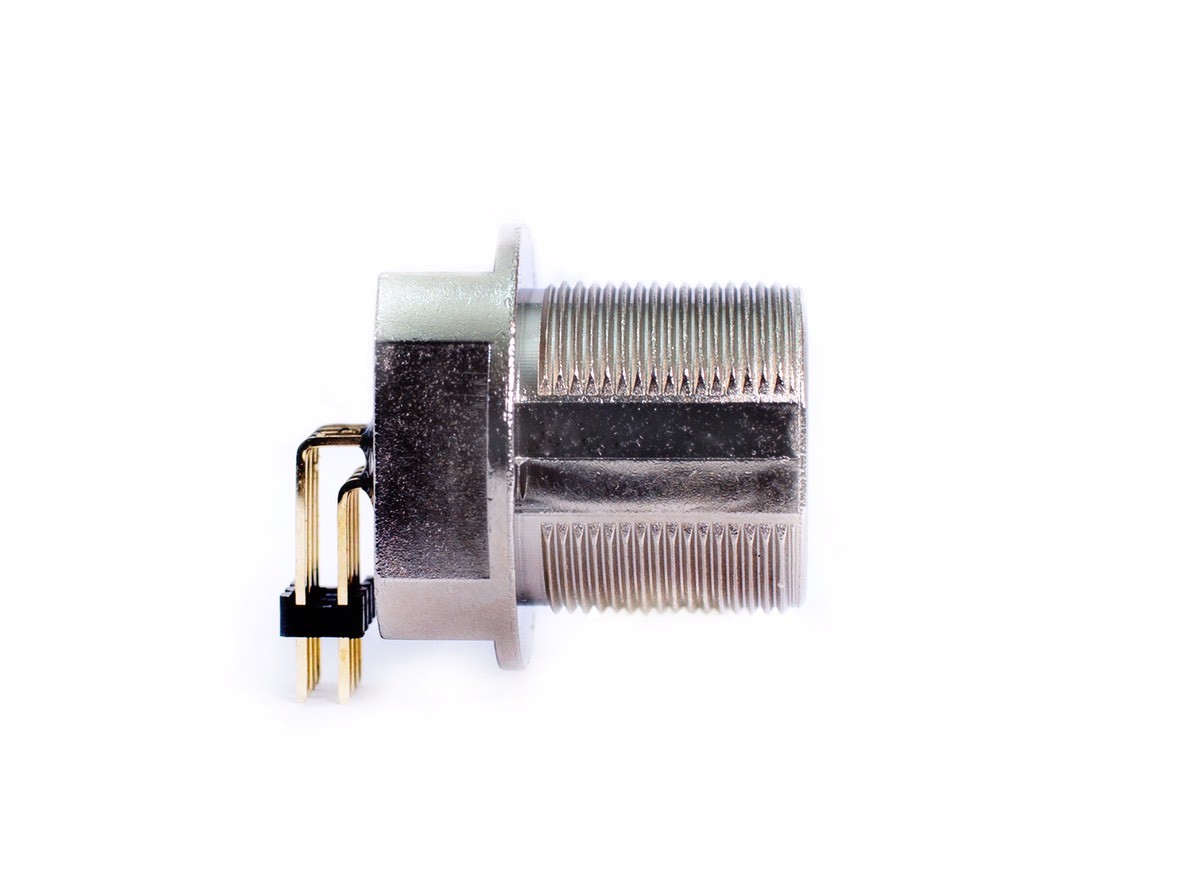 Waterproof Screw Lock, RJ45 Connectors 90 degrees, welded,HULYN