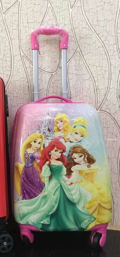 Customized Cartoon Suitcase Children Rolling Luggage Bag Kids Trolley Case Suitcase
