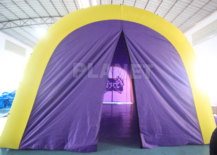 Customized Large Blow Up Mascot Football Game Starting Entrance Inflatable Helmet Tunnel