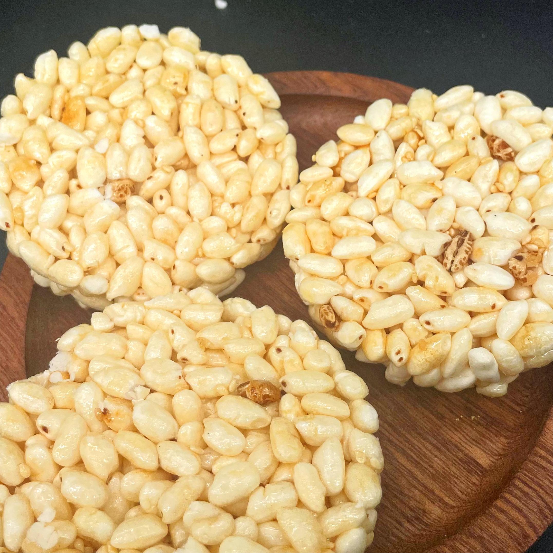 Puffing Highland Barley Rice Wheat Rice Cracker Sticks Korean Snack For Kids