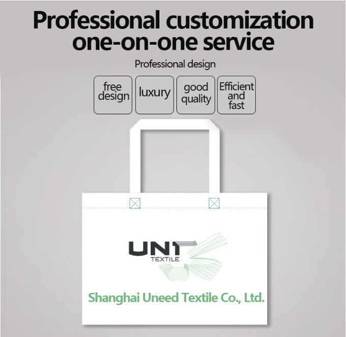Spunbond Non Woven Bag Environmental Regeneration Foldable Customizable with Logo