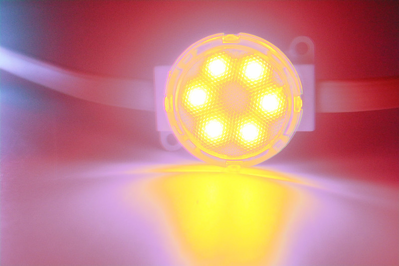 Waterproof IP67 Full Color 40mm 12V 1W RGB LED Pixel