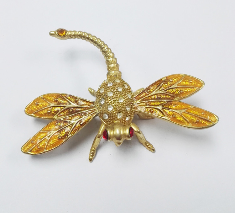 Dragonfly jewelry box enameled trinket box dragonfly trinket box gift jewelry box