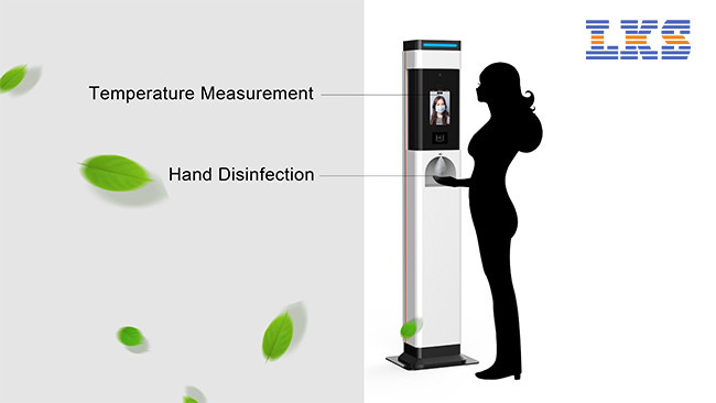 1200ml Automatic Hand Sanitizer Dispenser Digital Body Infrared Thermometer