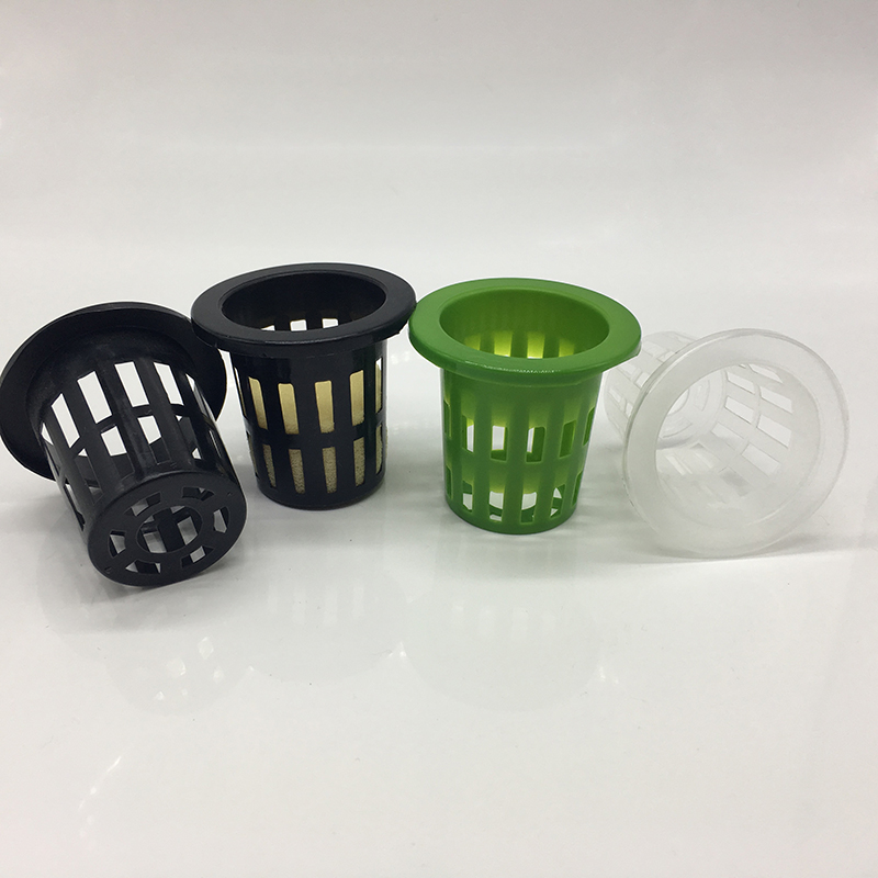 Small Size Injection Molded Plastic PP Net Pots for Hydroponic Greenhouse Cultivation